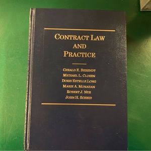 Contract Law and Practice Hardcover Anderson’s